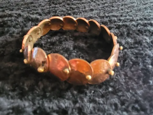 1 Cent copper coin bracelet